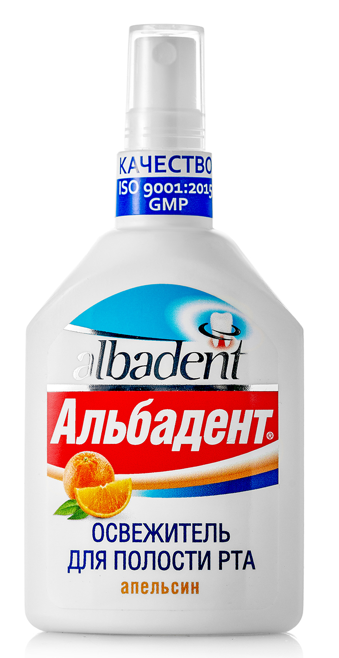 Освежитель для полости рта «Альбадент® Апельсин», спрей, 35 мл