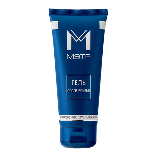 Гель после бритья МЭТР® для особо чувствительной кожи с экстрактом бересты, азуленом  и ментиллактатом, 100 мл