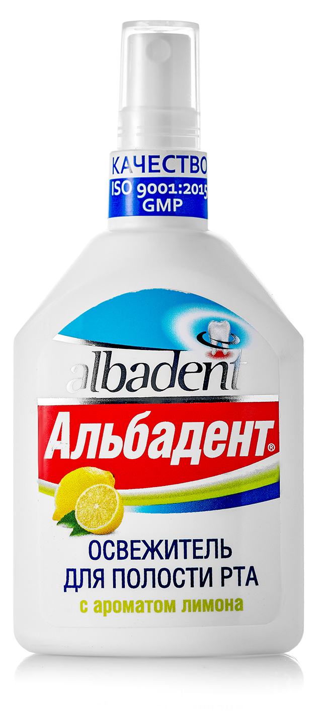 Освежитель для полости рта «Альбадент®» c ароматом лимона, спрей, 35 мл