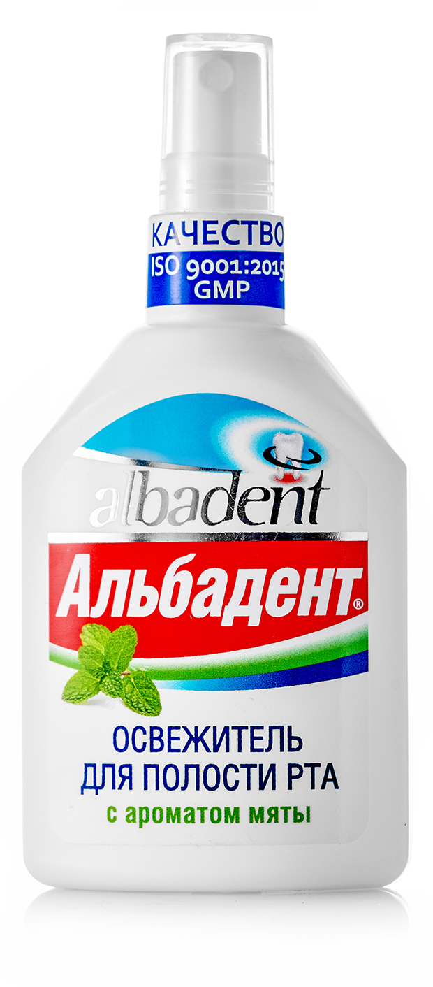 Освежитель для полости рта «Альбадент®» с ароматом мяты, спрей, 35 мл