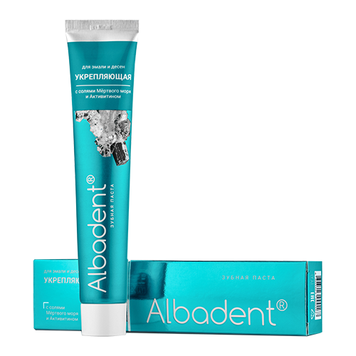 Зубная паста «Альбадент®» укрепляющая с солями Мёртвого моря и Активитином, 95 г